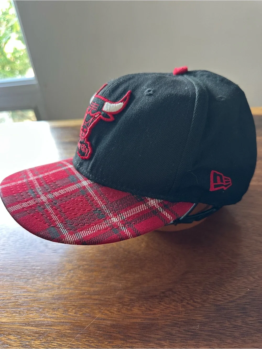 Chicago Bulls Windy City Plaid Cap 9Fifty New Era Snapback Hat Hardwood Classics